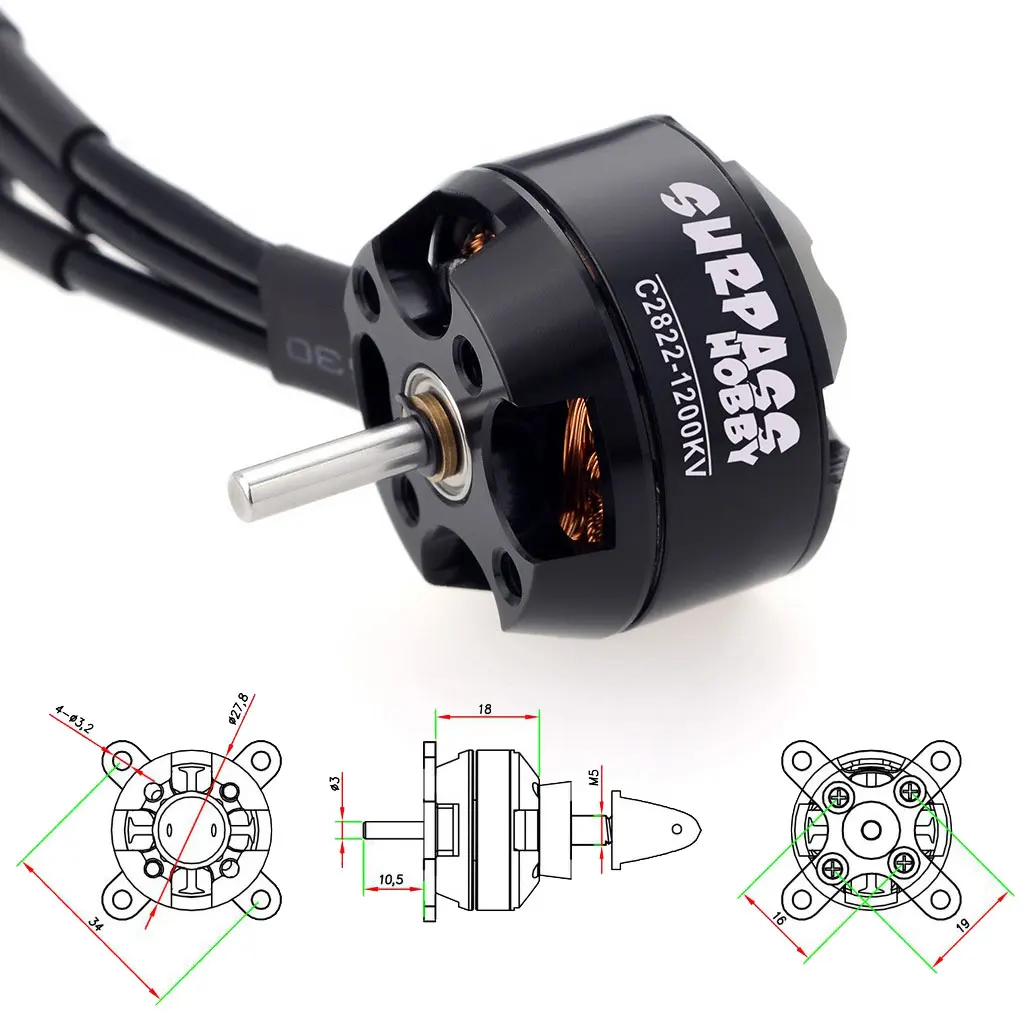 SURPASS HOBBY 2822 2826 2830 2 - Brushless Motor Thrust Test Stand ulasan dan harga